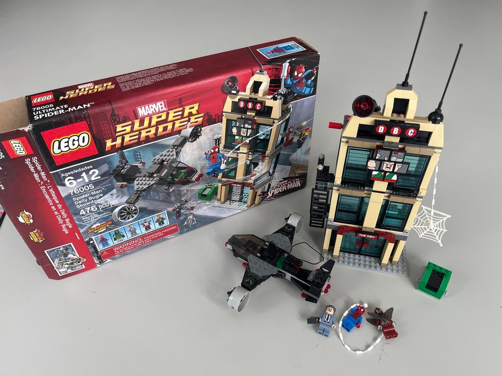 Lego Super Heroes 76005 Spider-Man: Daily Bugle Showdown, Gebruikt, Marvel, Lego, Ophalen of Verzenden