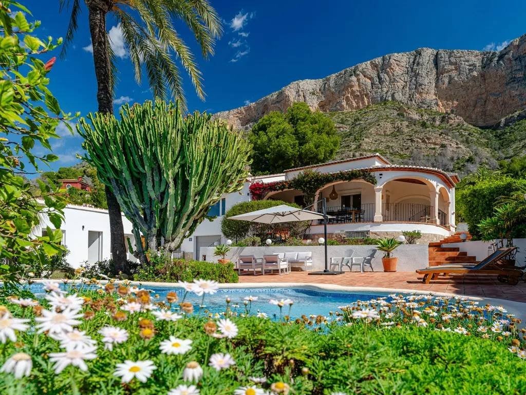 Javea vakantiehuis met zwembad 8 pers zomervakantie, 8 personen, 4 of meer slaapkamers, In bergen of heuvels, Costa Blanca