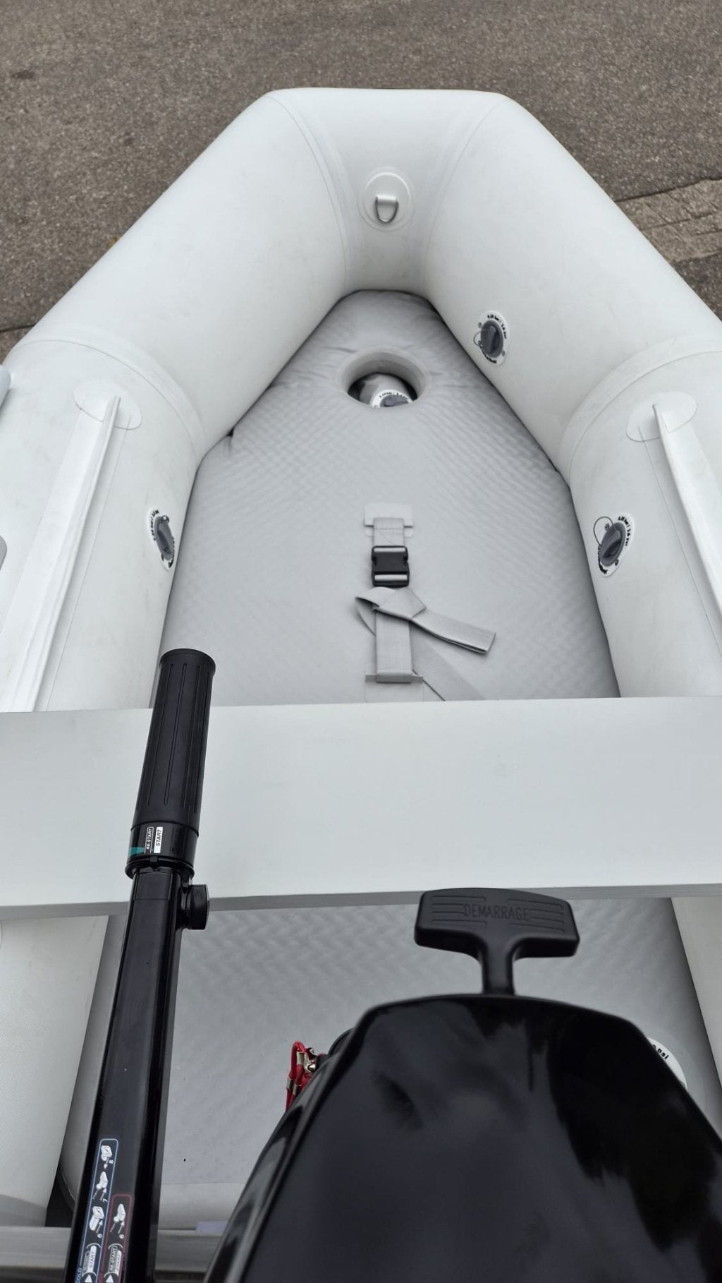 Quicksilver opblaasboten Airdeck 240, Overige merken, Inclusief motor, 2 m, 3 pk