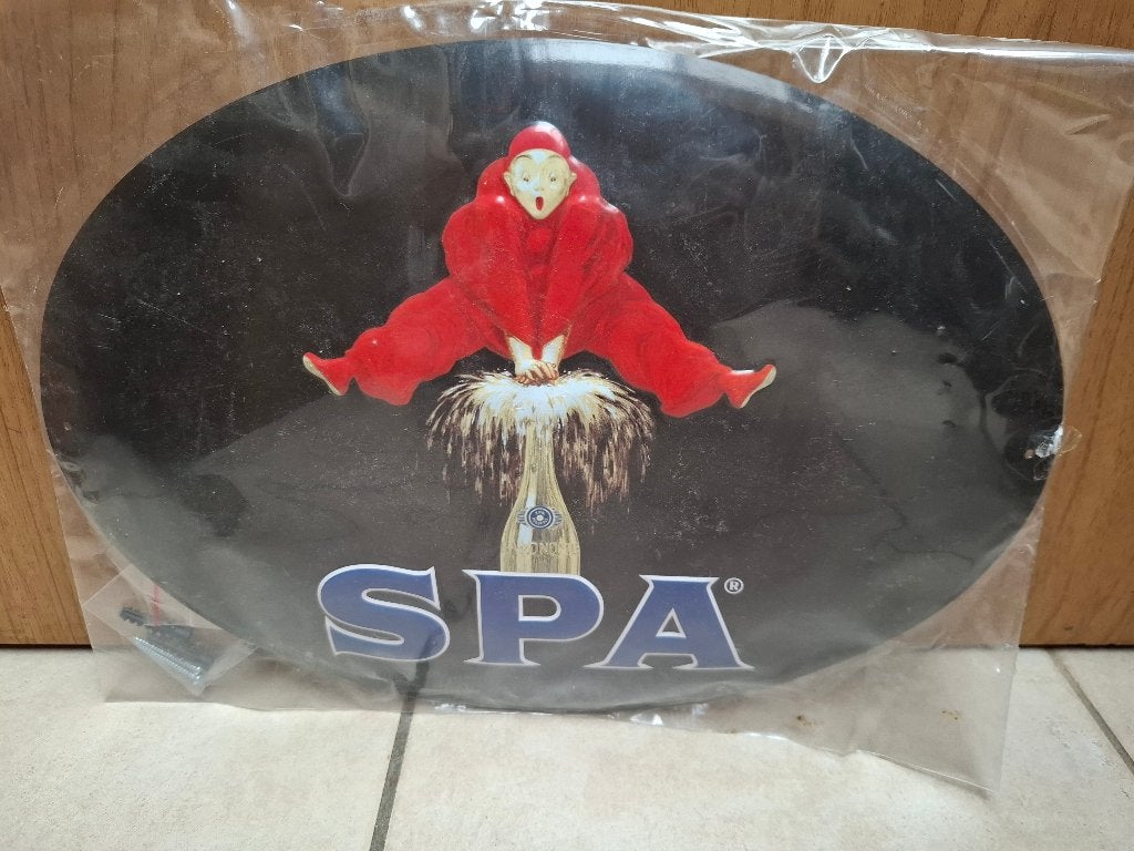 Reclamebord Spa, Verzamelen, Ophalen of Verzenden, Nieuw, Reclamebord