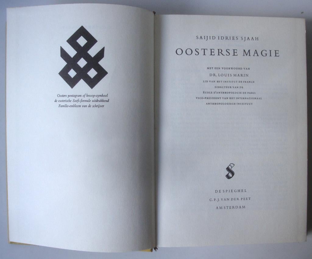 Saijid Idries Sjaah Oosterse Magie, Achtergrond en Informatie, Spiritualiteit algemeen, Ophalen of Verzenden, Zo goed als nieuw