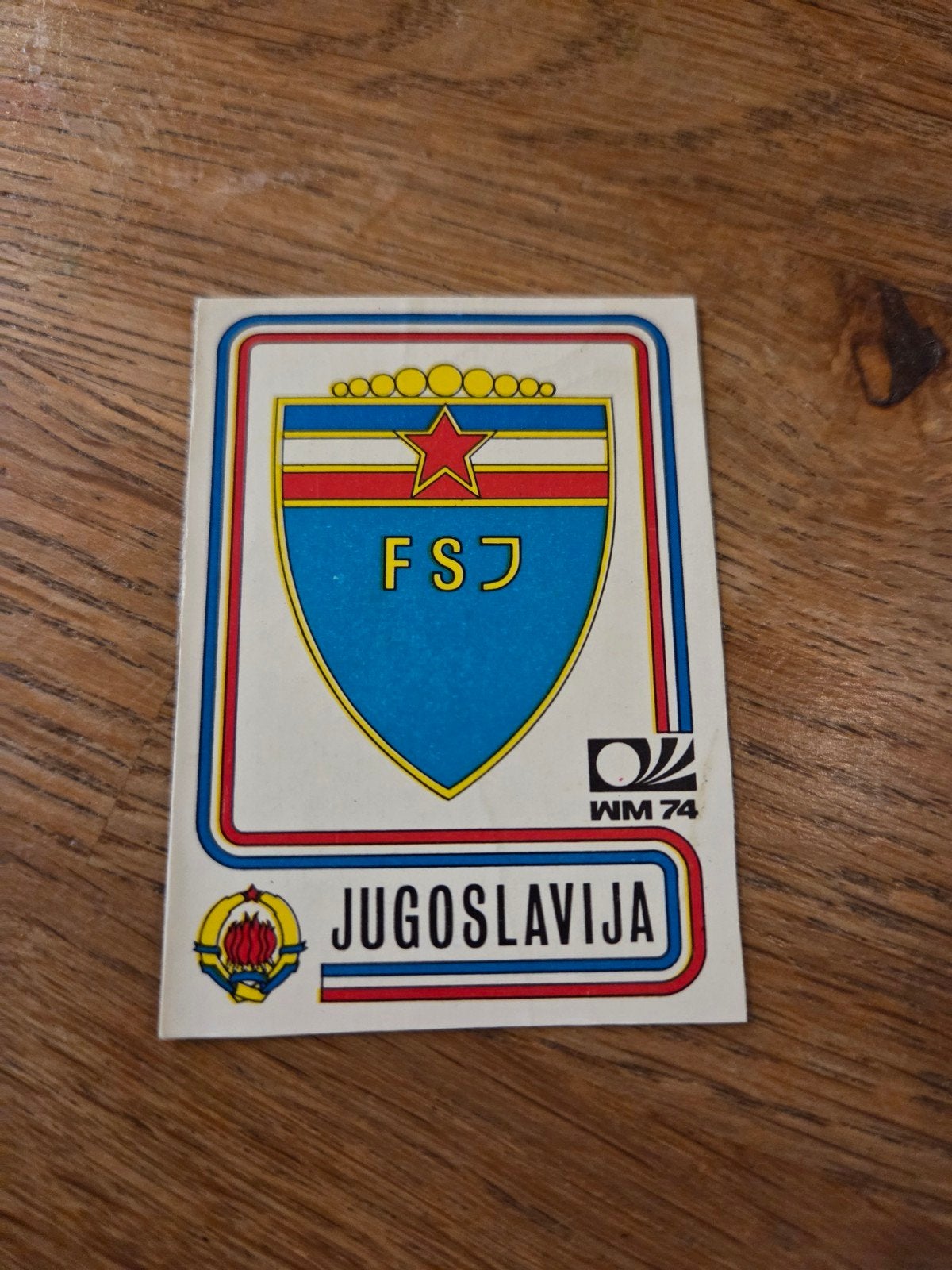 Panini WK 74, Verzamelen, Ophalen of Verzenden, Zo goed als nieuw, Buitenlandse clubs, Poster, Plaatje of Sticker