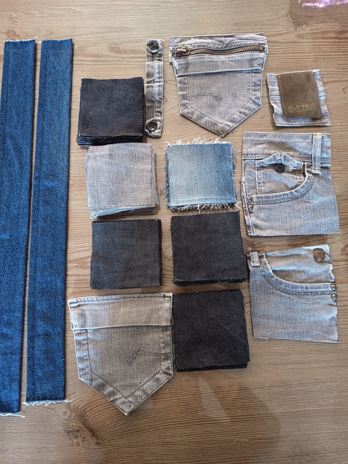 140 Patchwork Lapjes, Ophalen of Verzenden, Gebruikt