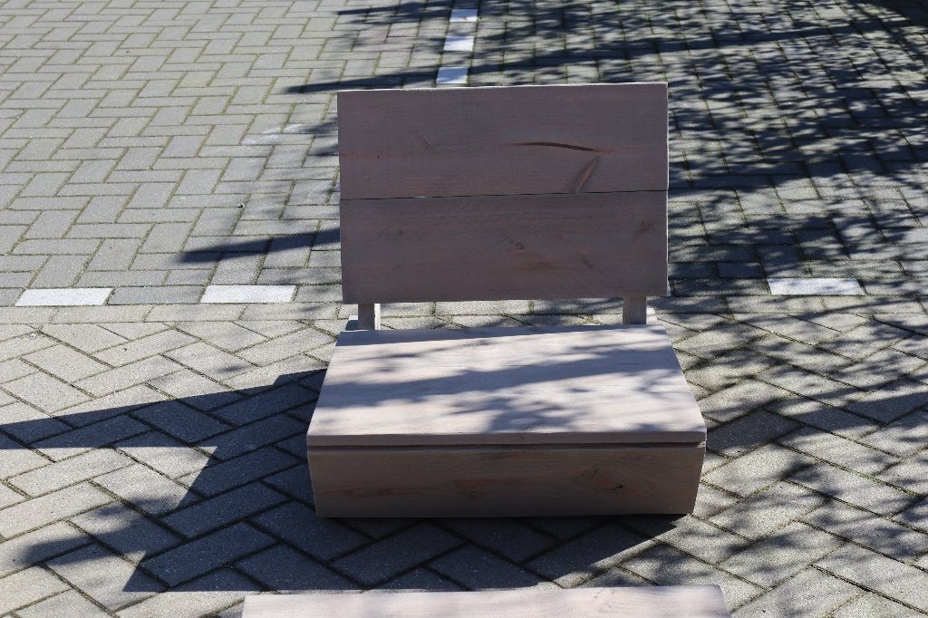 Loungebank 60cm Sauna Douglas Grey Nieuw €160, Ophalen of Verzenden, Nieuw
