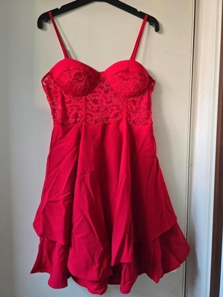 Feestjurk Cocktailjurk maat L 40/42, Kleding | Dames, Maat 38/40 (M), Nieuw, Ophalen of Verzenden, Knielengte