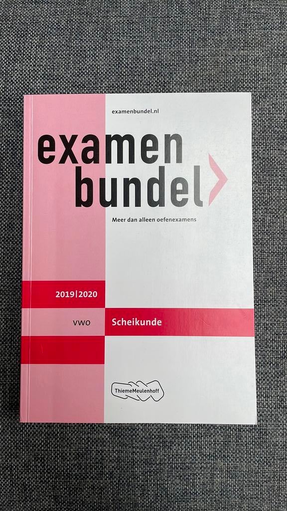 Examenbundel Scheikunde VWO, Boeken, Schoolboeken, Ophalen of Verzenden, Zo goed als nieuw, VWO, Scheikunde