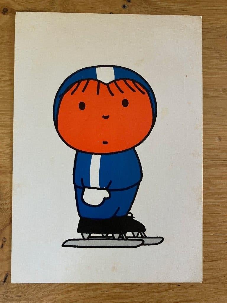 Ansichtkaarten Dick Bruna, Verzamelen, Ophalen of Verzenden, 1960 tot 1980, Gelopen, Gelderland