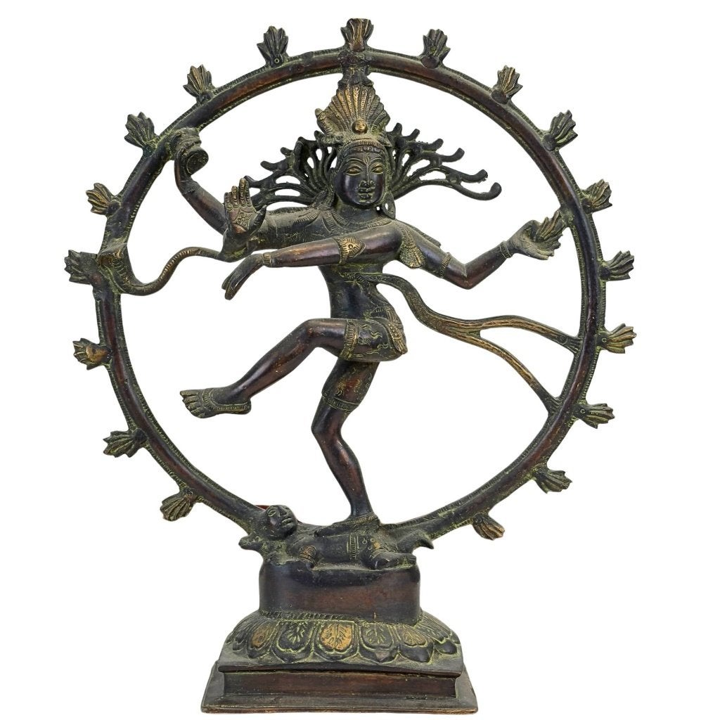 Shiva Nataraja – Nepalees brons, Antiek en Kunst, Overige herkomsten, Ophalen of Verzenden, Beeld, Brons