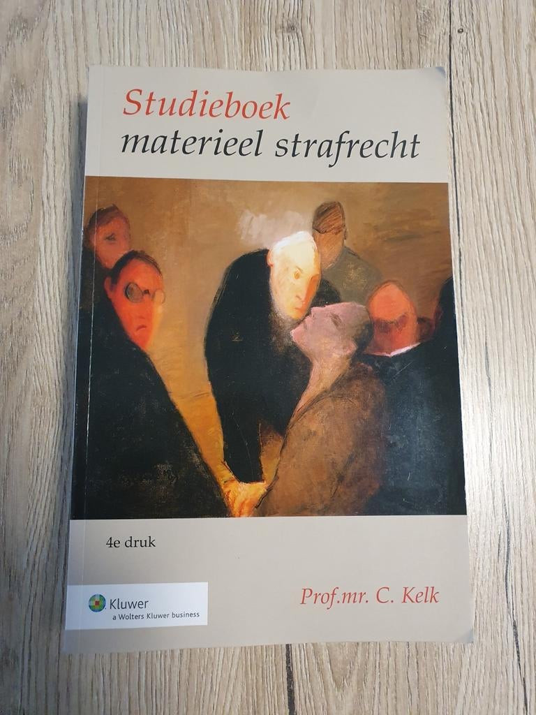 Studieboek Materieel Strafrecht Wolters Kluwer, Boeken, Studieboeken en Cursussen, Gelezen, Ophalen of Verzenden, WO, Wolters Kluwer