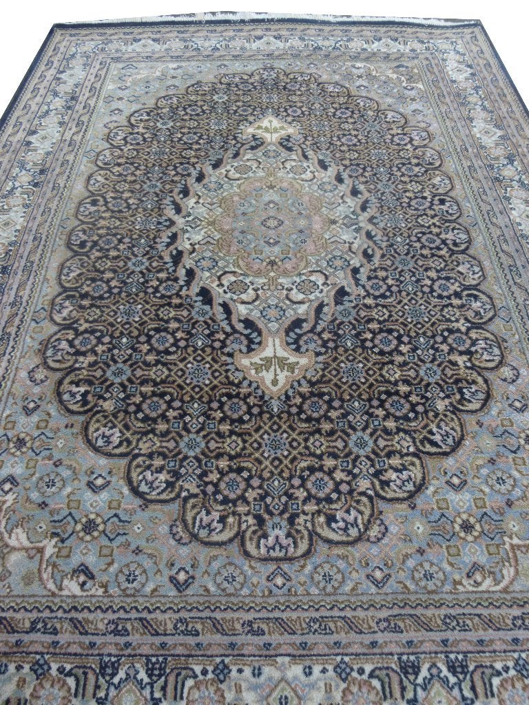 Schitterend handgeknoopt wollen Perzisch Bidjar tapijt Blue, Ophalen, Gebruikt, 150 tot 200 cm, 200 cm of meer