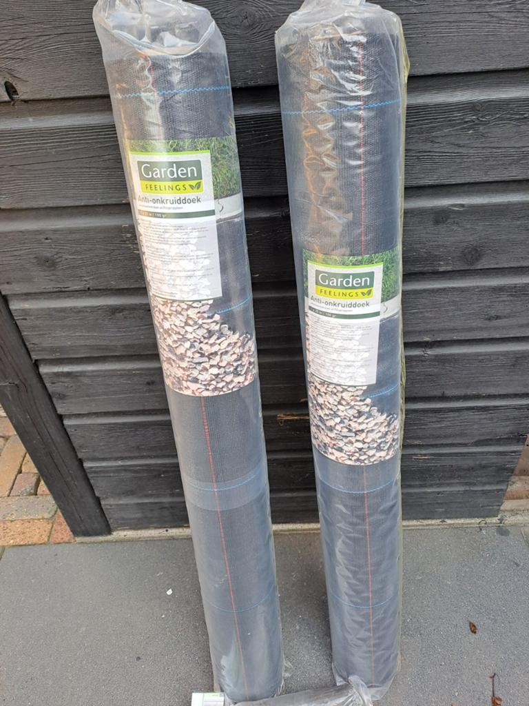 Worteldoek 25 mtr per rol 1meter  br met 50 grondhaken, Tuin en Terras, Ophalen, Nieuw, Overige typen