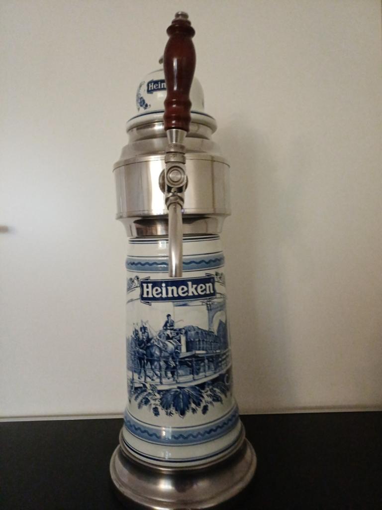 Heineken Tapzuil - Delfts Blauw Design, Antiek en Kunst, Ophalen
