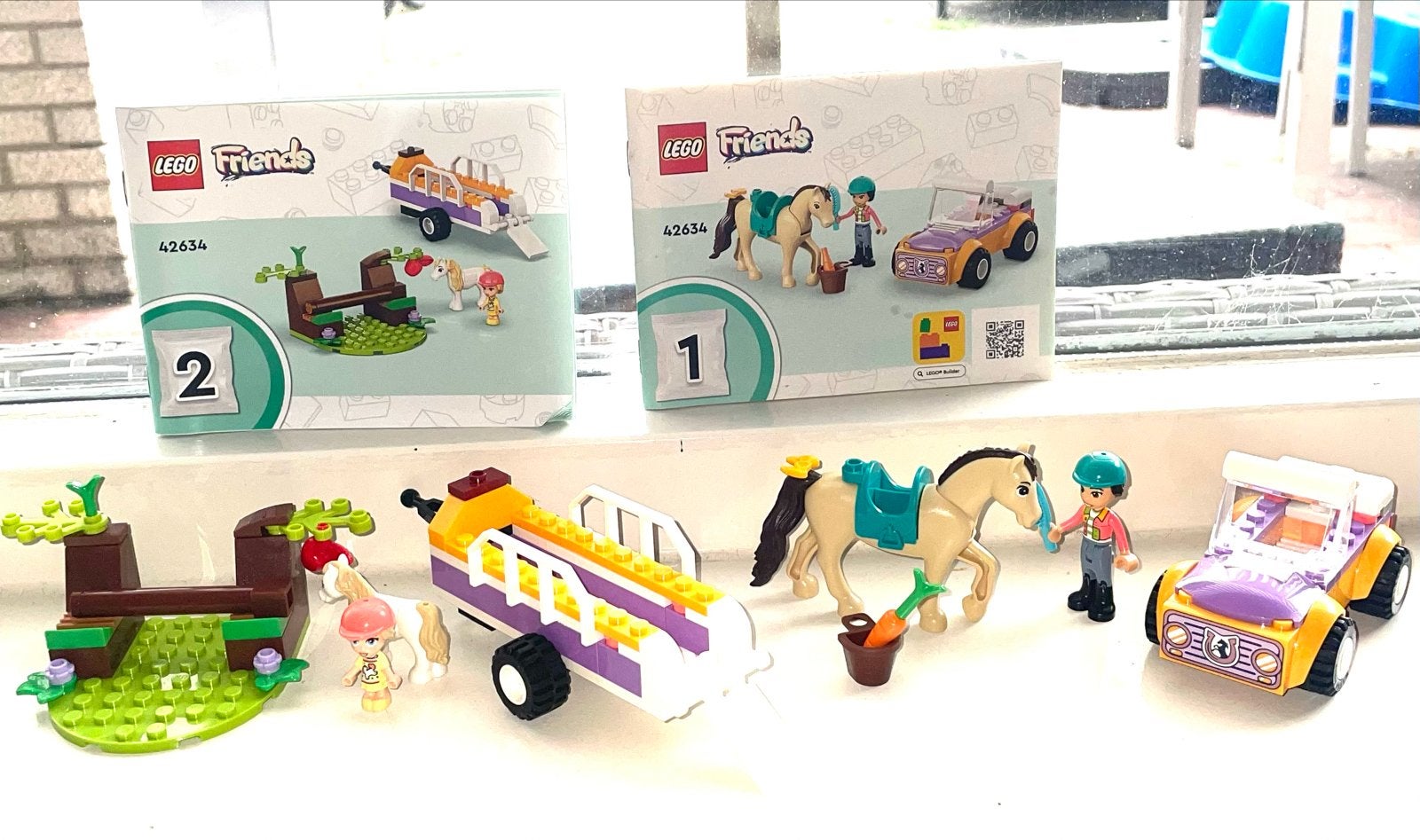 LEGO Friends 42634 Paarden en trailer, Ophalen of Verzenden, Zo goed als nieuw, Overige merken