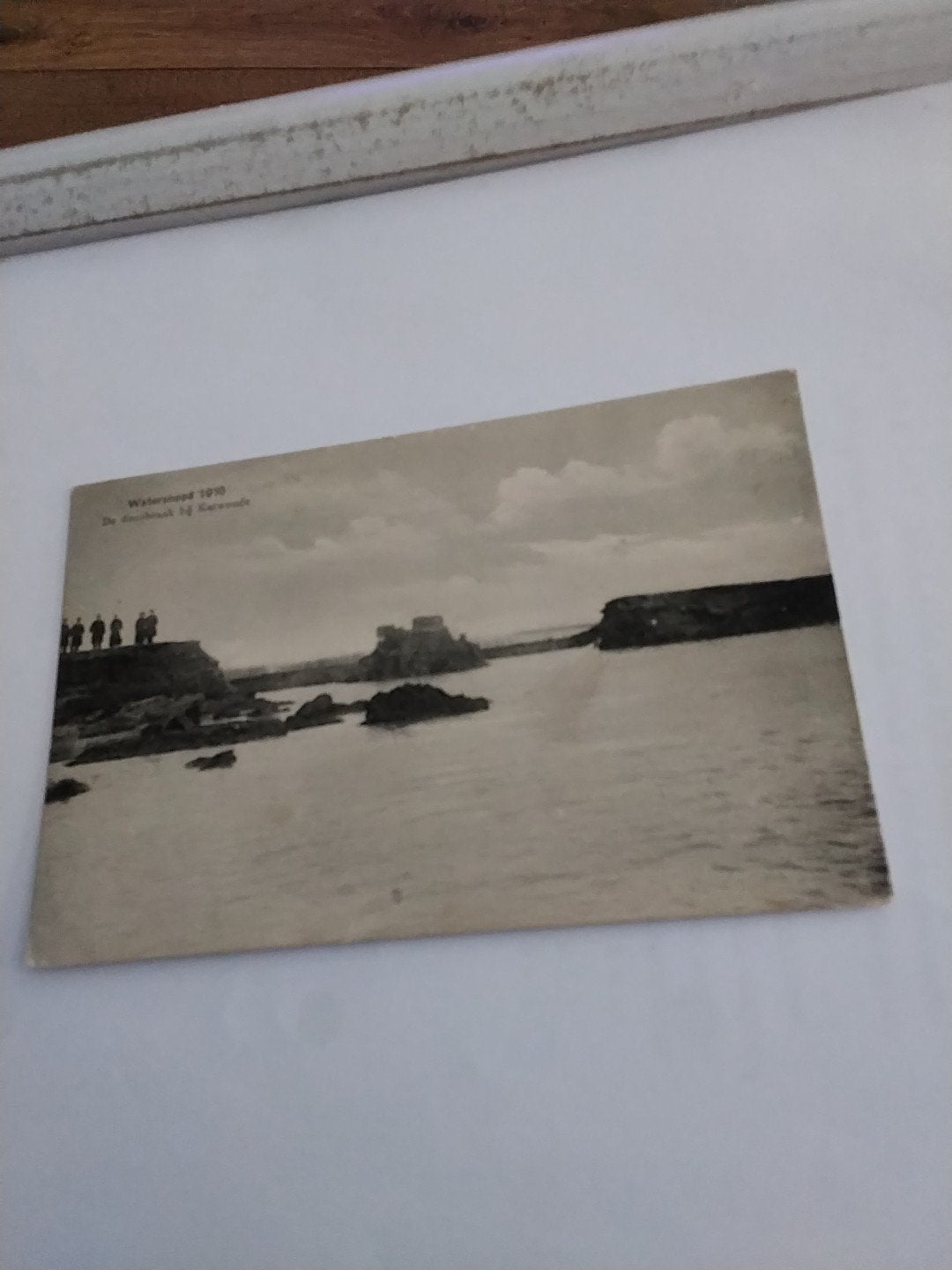 Zeldzame briefkaart Watersnood 1916, bij Katwoude, Ophalen of Verzenden, Voor 1920, Gelopen, Zeeland