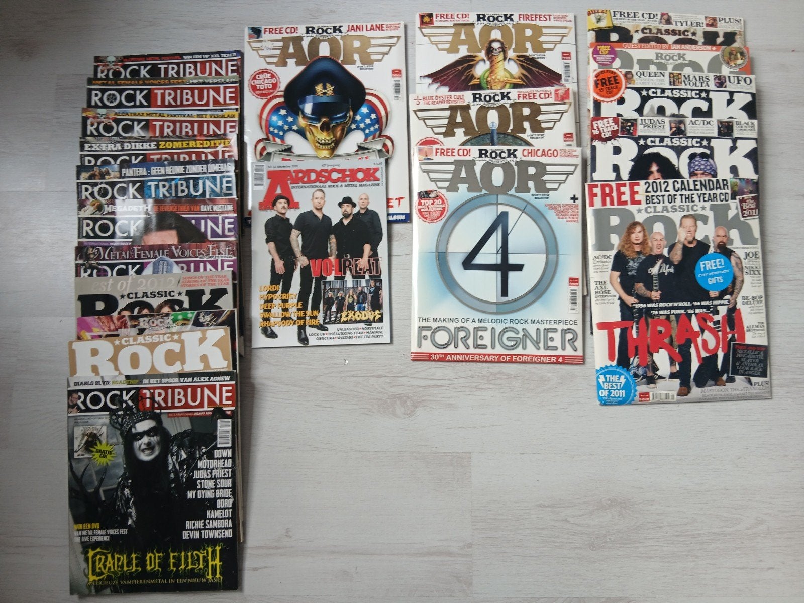 Grote collectie Rock en Metal tijdschriften, Boeken, Ophalen of Verzenden, Gelezen, Muziek, Film of Tv
