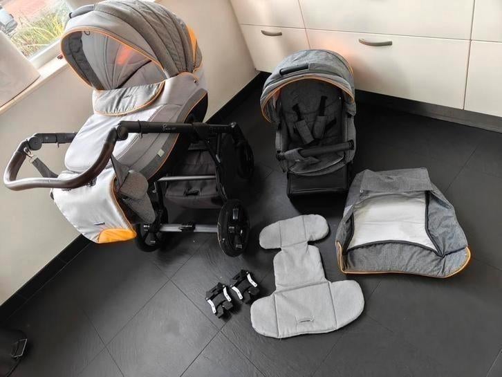 Grand Prix Collection Kinderwagen, Gebruikt, Verstelbare duwstang, Ophalen, Kinderwagen
