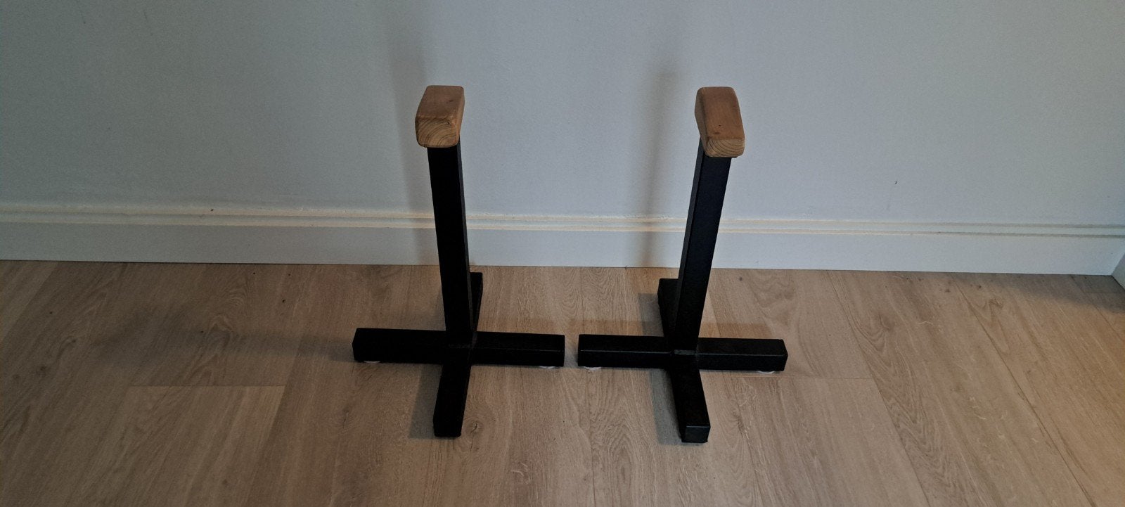 2 acro / turn handstand paaltjes, Sport en Fitness, Ophalen, Zwart, Materiaal