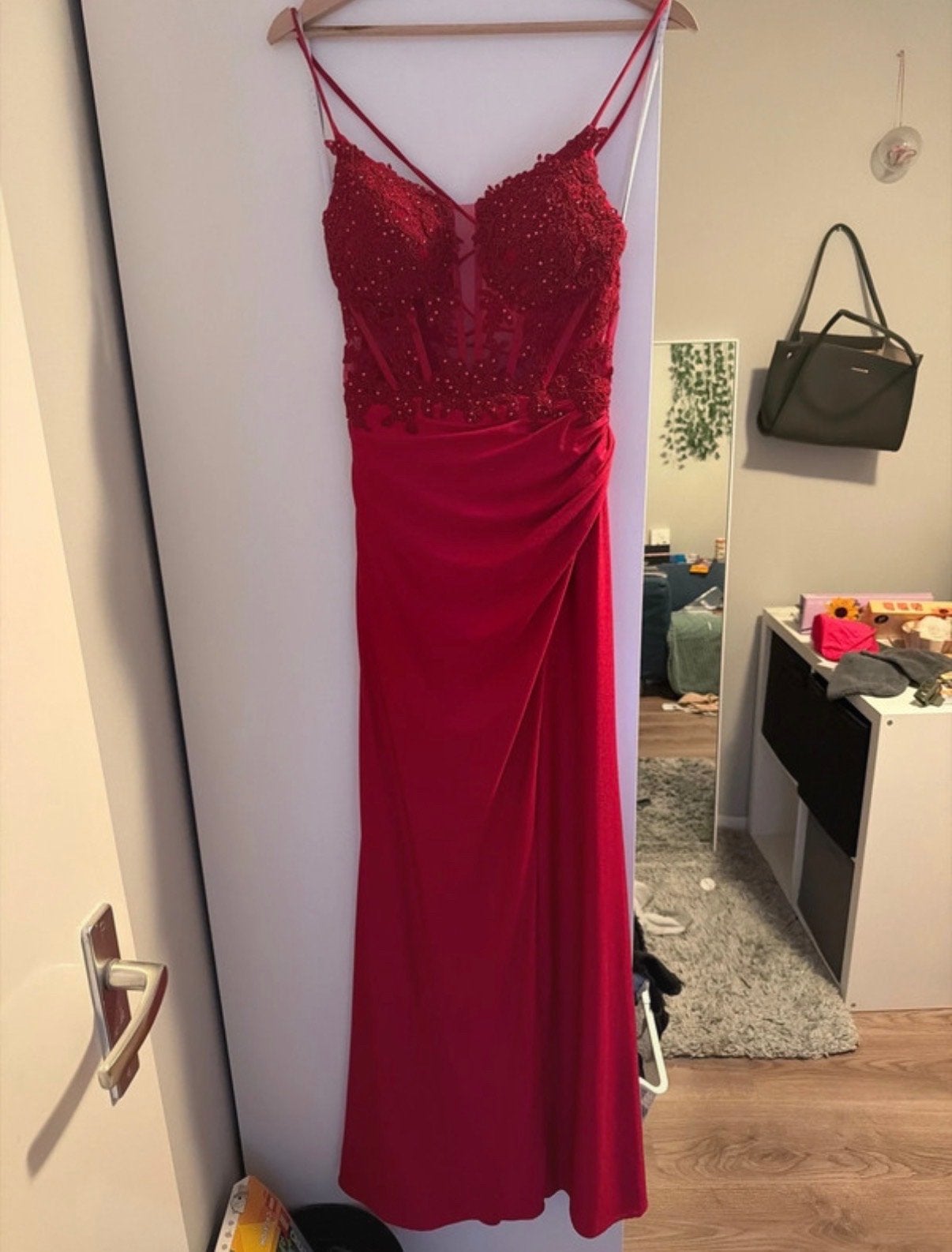 Heykyla Rode Galajurk - Elegant en Feestelijk, Ophalen of Verzenden, Zo goed als nieuw, Maat 34 (XS) of kleiner, Rood
