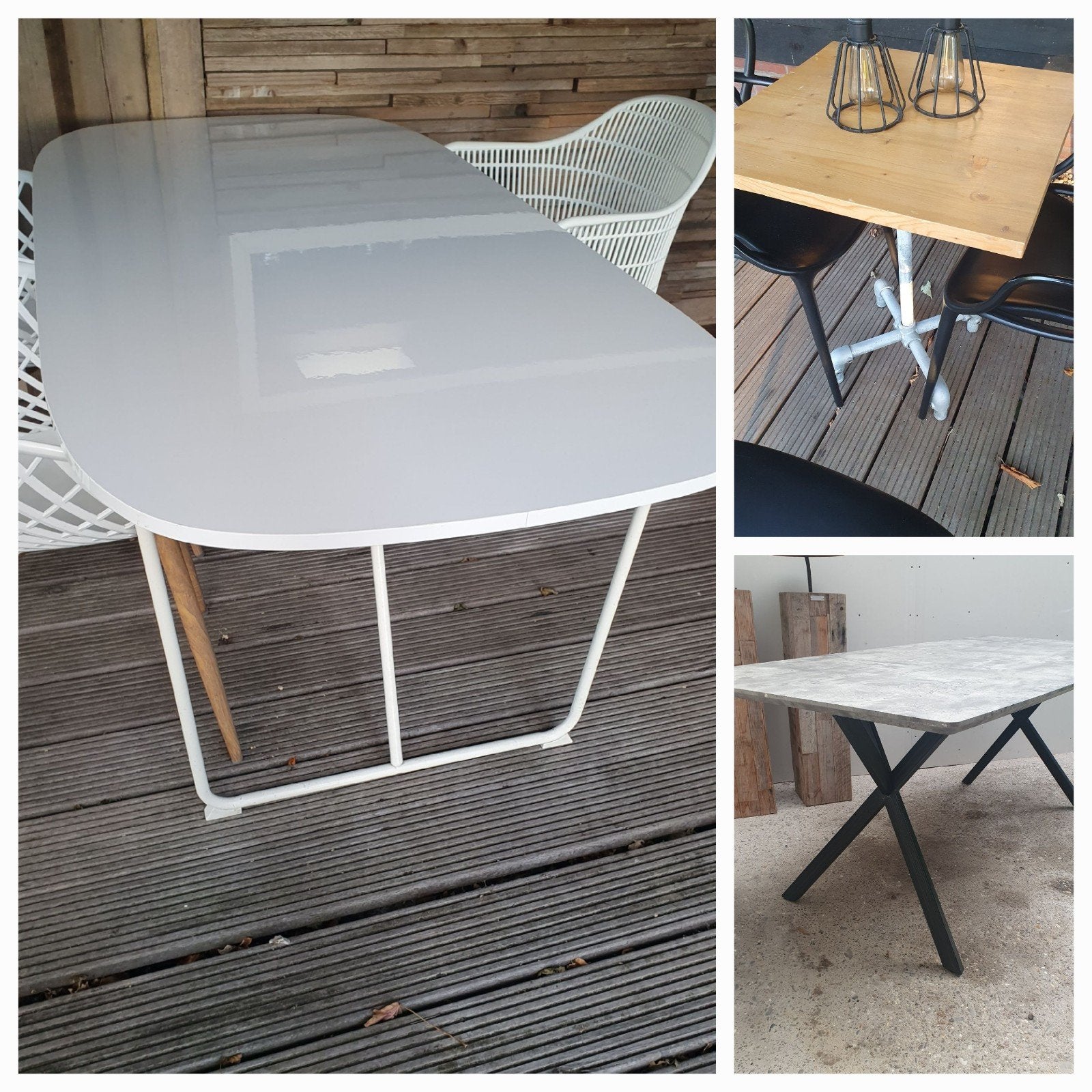 3 soorten tafels, eettafel, bistrotafel, koopje!!, Ophalen, 50 tot 100 cm, 50 tot 100 cm, Metaal