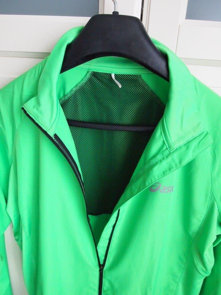 Asics heren hardloop jasje mt M, Ophalen of Verzenden, Zo goed als nieuw, Kleding, Hardlopen