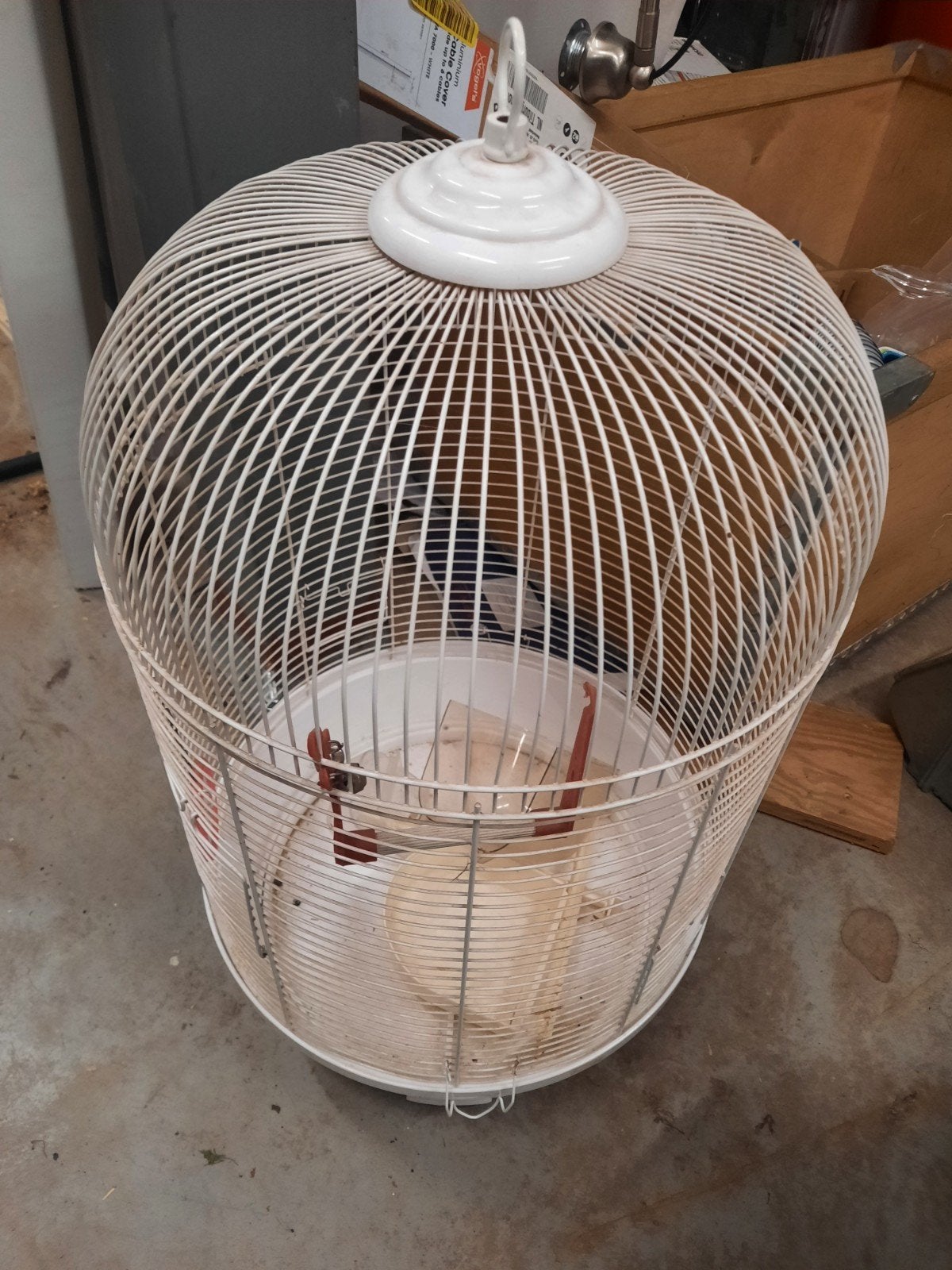 Vogelkooi, Ophalen, Zo goed als nieuw, Metaal, Vogelkooi