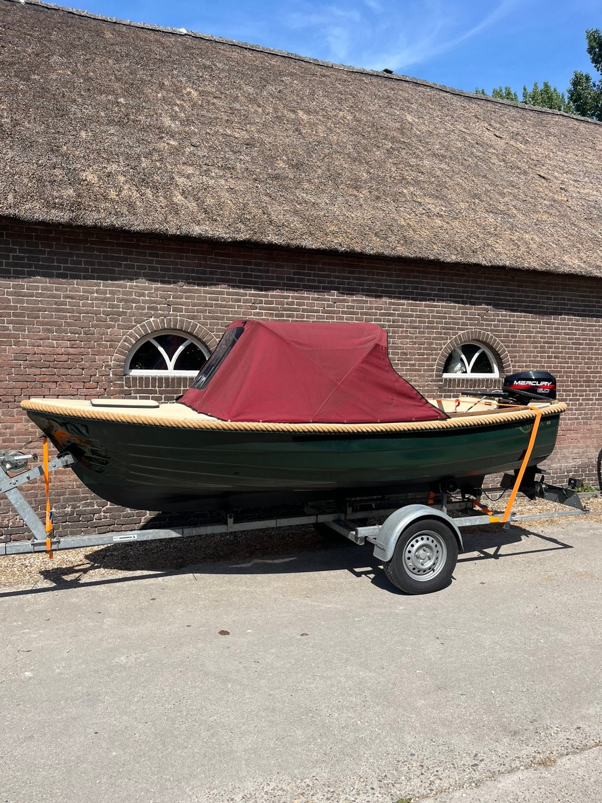 Sloep antaris adria 400 6pk mercury met trailer vaarklaar✅, Ophalen of Verzenden, Antaris, Trailer