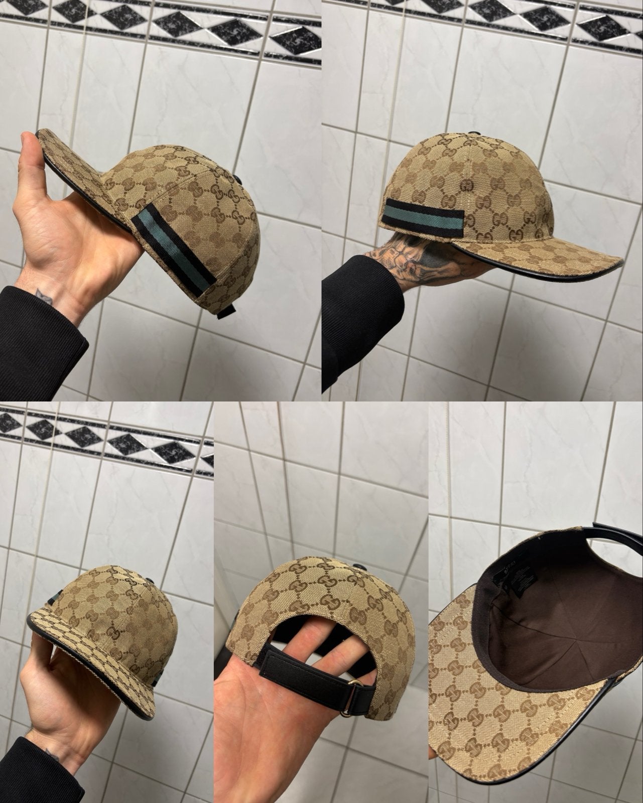 Gucci pet - boef, Ophalen, Nieuw, 57 cm (M, 7⅛ inch) of minder, Pet