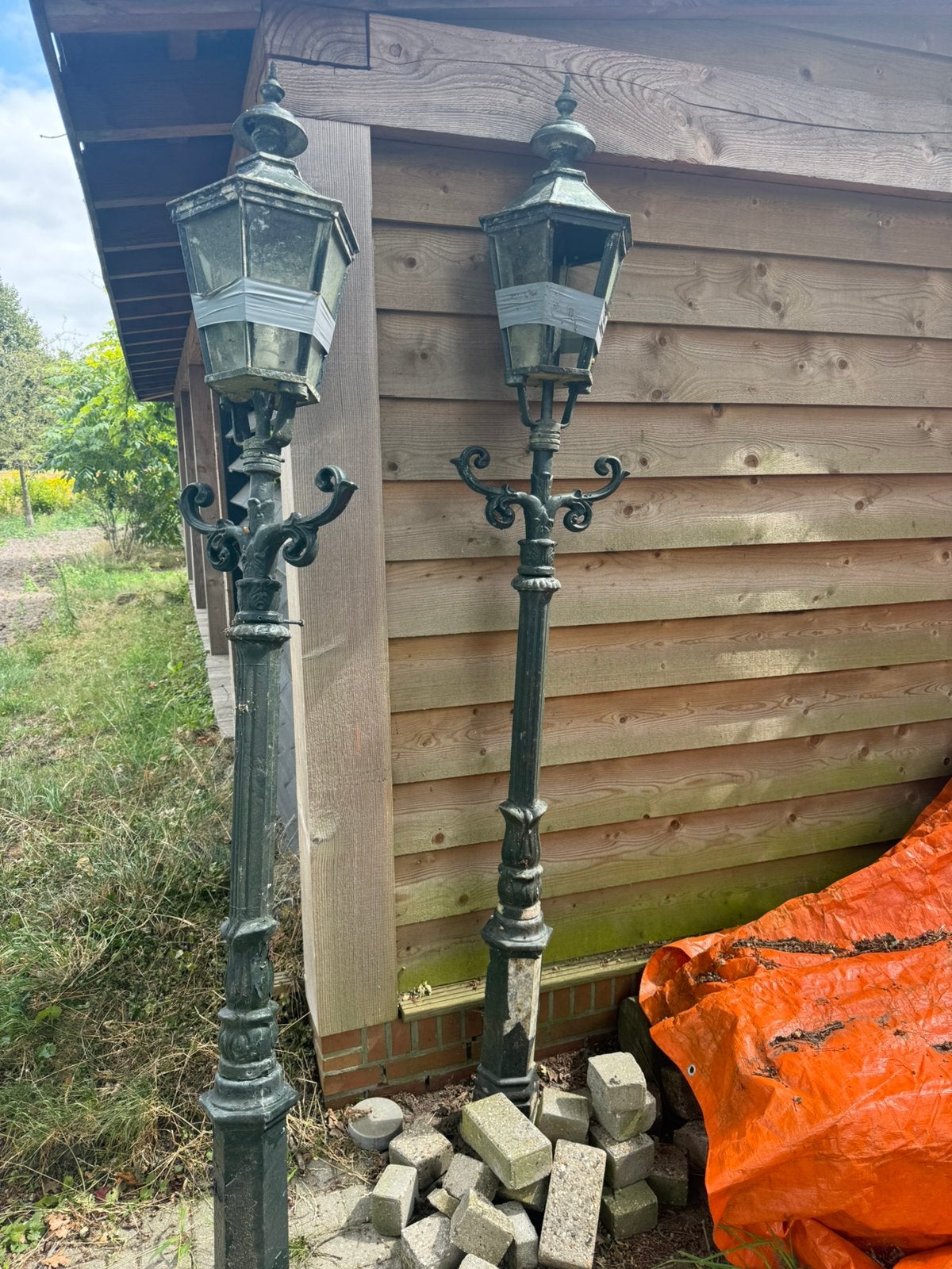 Antieke lantaarnpaal, Ophalen, Staande lamp, X, 50 tot 250 watt