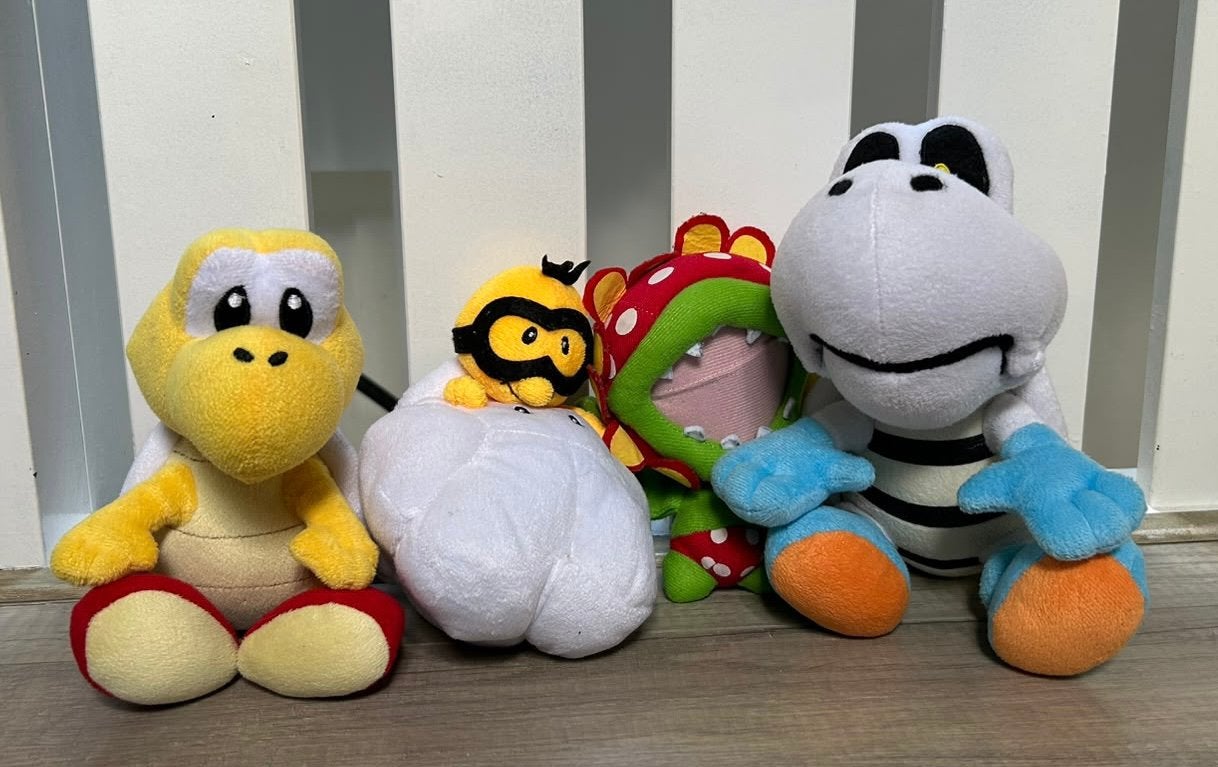 Mario figuren knuffels, Ophalen of Verzenden, Gebruikt, Overige typen