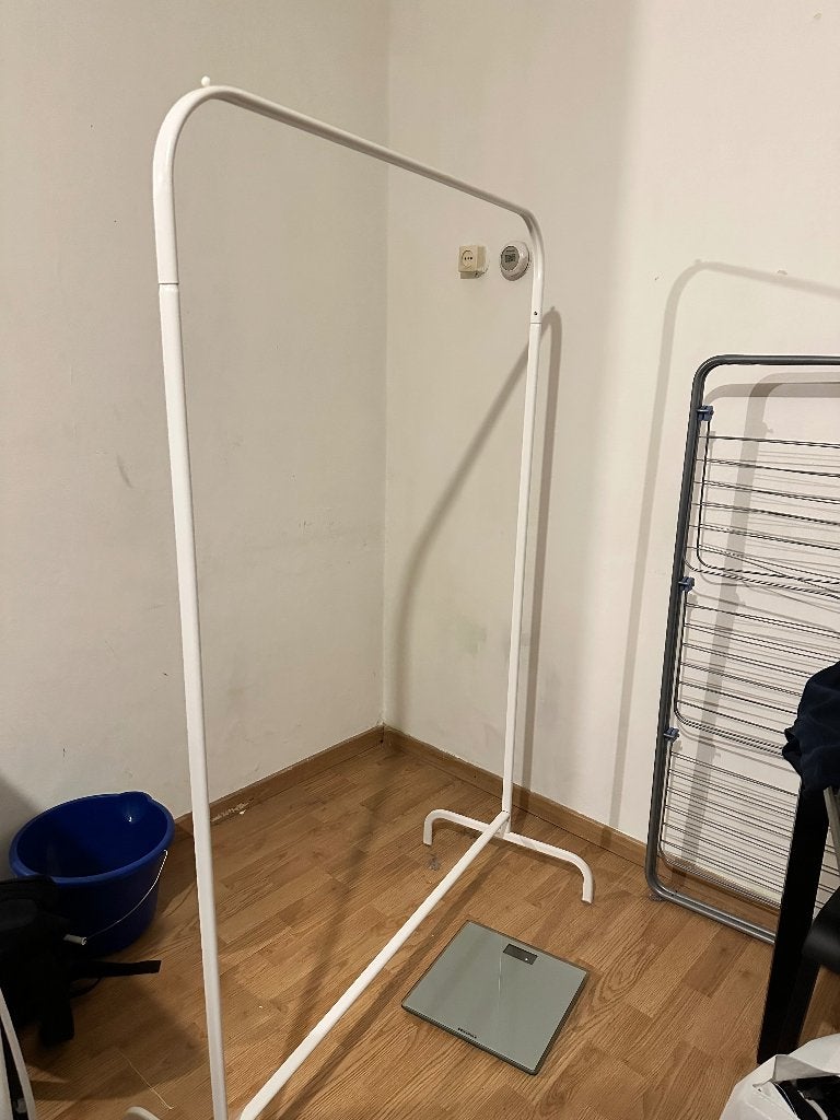 Kledingrek, Ophalen, Gebruikt