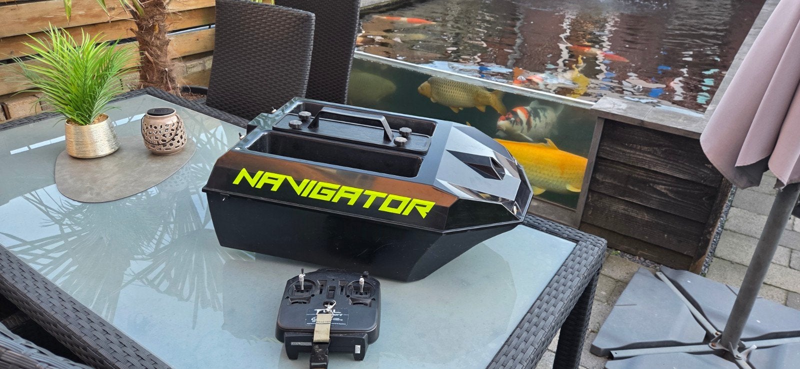 Voerboot Navigator met Lowrance Elite-4x dieptemeter, Watersport en Boten, Ophalen