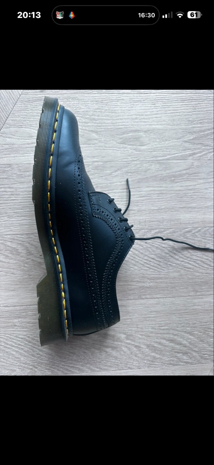 Dr. Martens 3989 Brogue Schoenen Zwart, Kleding | Heren, Zwart, Boots, Ophalen of Verzenden, Zo goed als nieuw