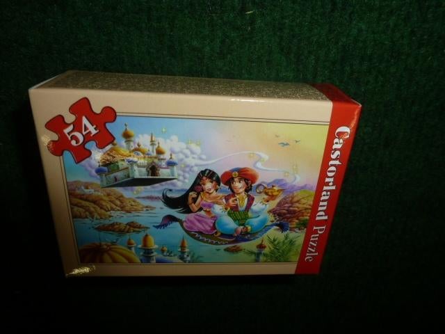 NIEUW Castorland puzzel Alladin op vliegend tapijt 54stukjes, Ophalen of Verzenden, Meer dan 50 stukjes, Nieuw, 4 tot 6 jaar