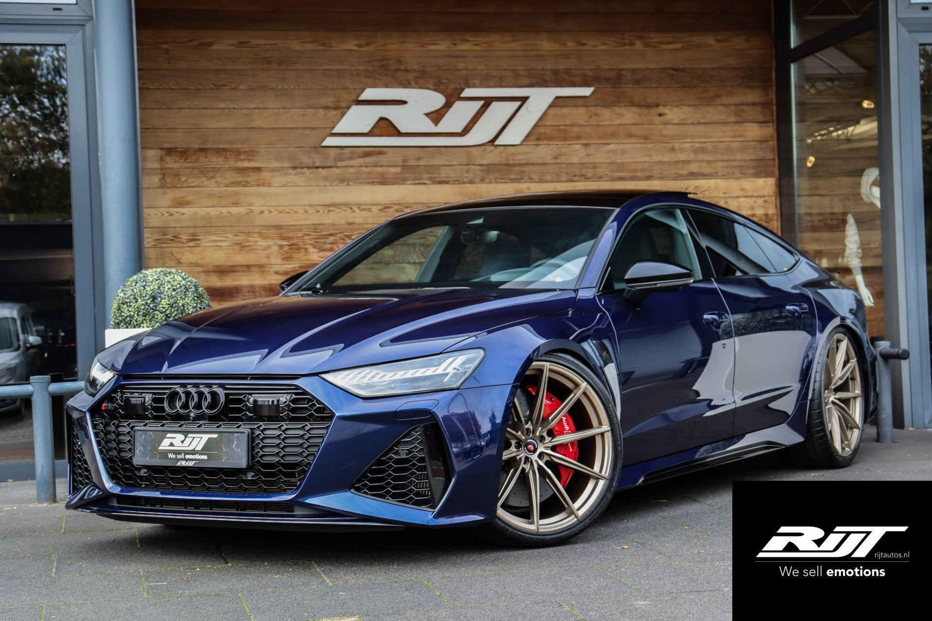 Audi RS7 4.0 V8 TFSI quattro *Dynamic Plus/4ws/Ceramic/Carbo, Auto's, Audi, Automaat, Gebruikt, Parkeersensor, Bedrijf