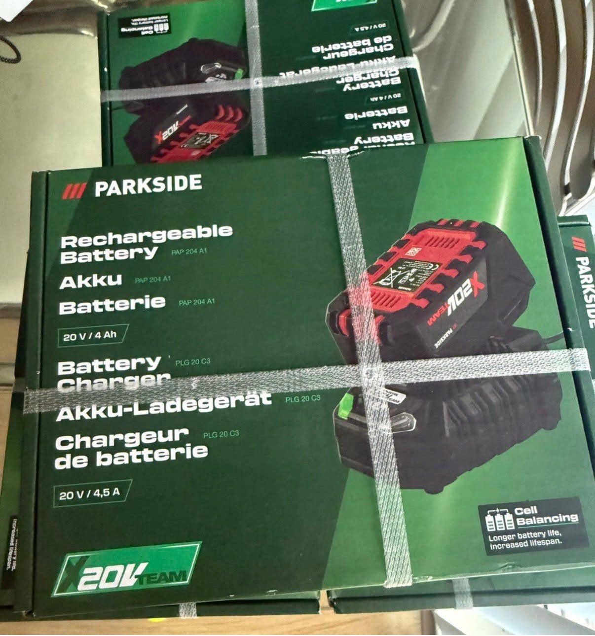 PARKSIDE PERFORMANCE 20V / 4Ah Battery / Smart-Akku, Ophalen of Verzenden, Nieuw