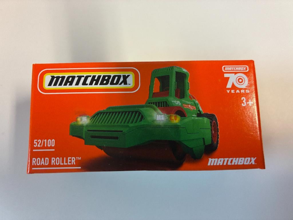 89834: Road Roller - Matchbox, Hobby en Vrije tijd, Modelauto's | Overige schalen, Nieuw, Auto, Ophalen of Verzenden