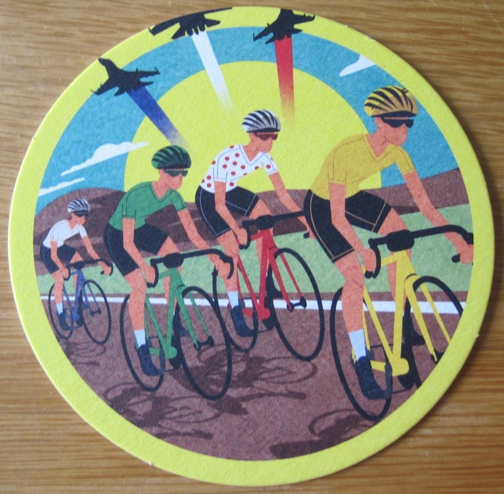 bierviltje - Tour de France 2025, Ophalen of Verzenden, Nieuw, Viltje(s), Overige merken