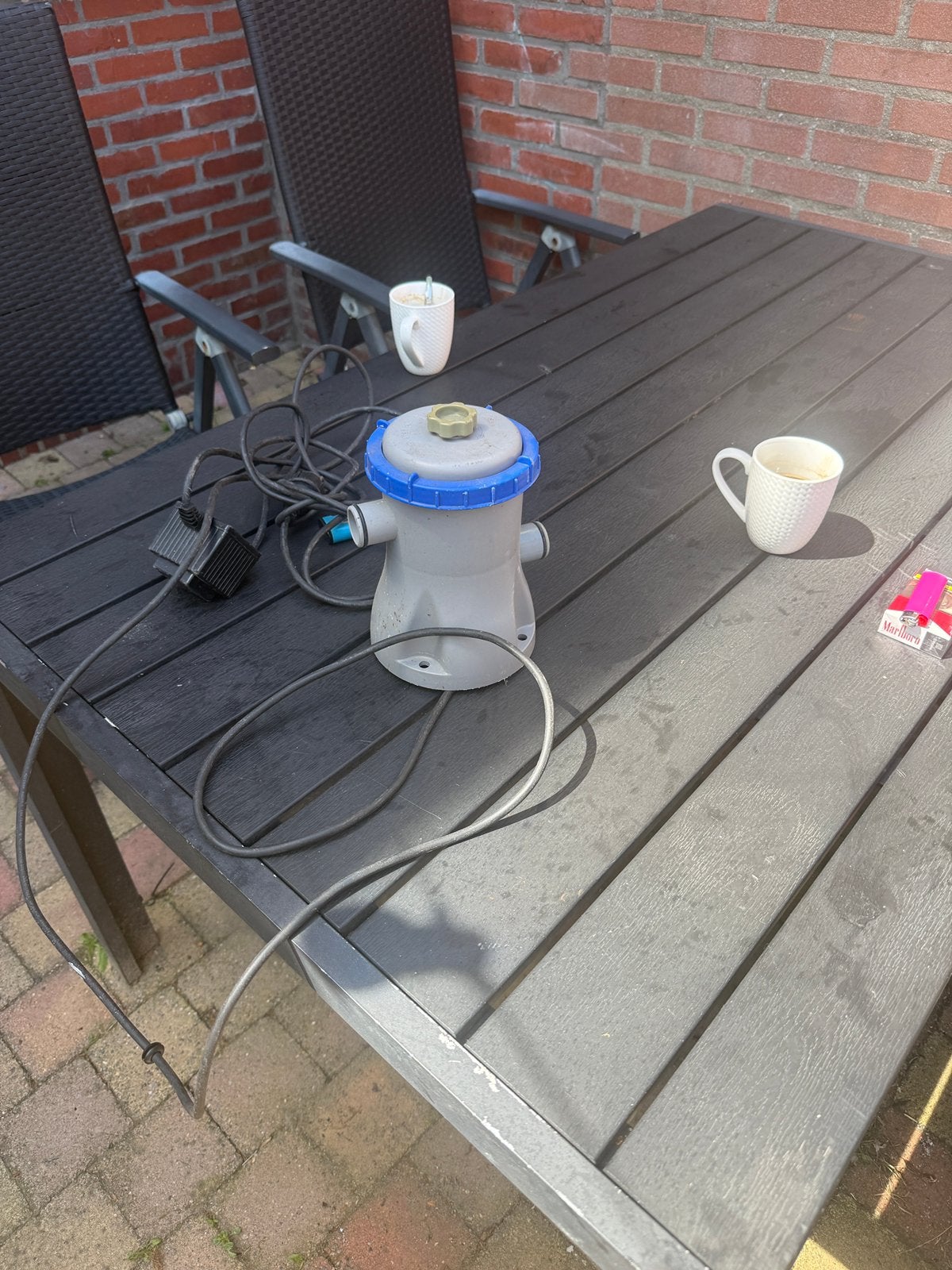 Intex pomp, Ophalen of Verzenden, Zo goed als nieuw