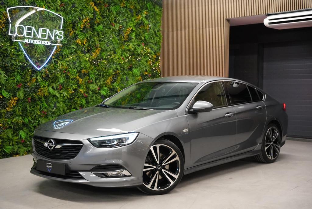 Opel Insignia 1.6 Turbo Automaat OPC Line CarPlay Camera, Auto's, Opel, 730 kg, Gebruikt, 4 cilinders, Leder en Stof