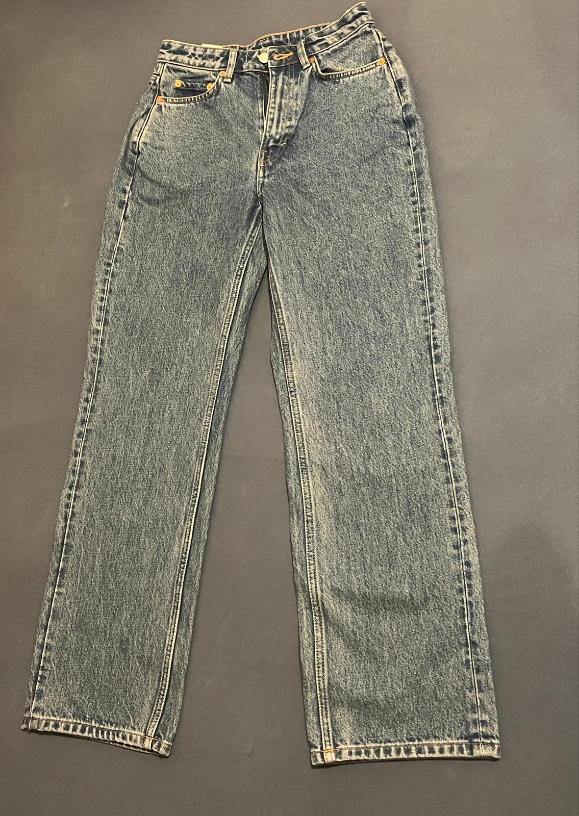 Weekday Resolute High Curve Dames Jeans W26 L30, Kleding | Dames, Spijkerbroeken en Jeans, Ophalen, Zo goed als nieuw, Blauw, W27 (confectie 34) of kleiner