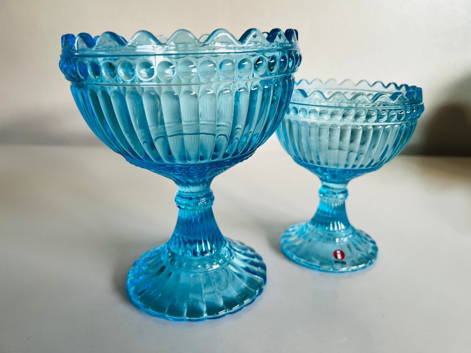2 Iittala Marimekko Maribowl Mariskooli Schaal Light Blue, Ophalen of Verzenden