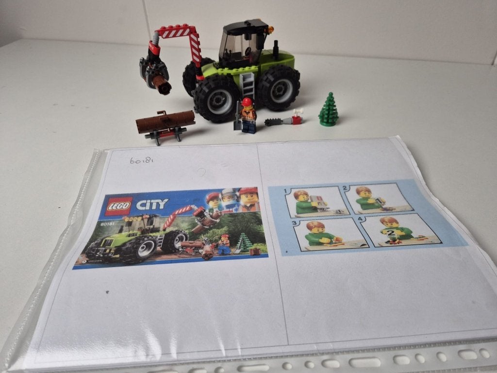 Lego bostractor, Ophalen of Verzenden, Zo goed als nieuw, Complete set, Lego