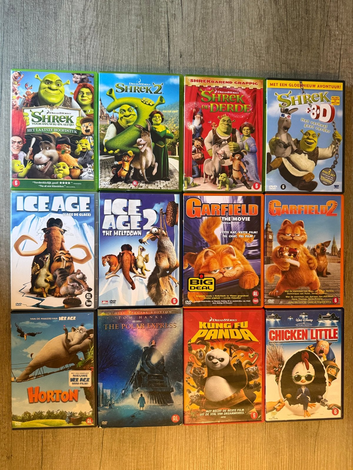 Grote collectie animatiefilms op DVD, Gebruikt, Animatie, Verzamelbox, Alle leeftijden