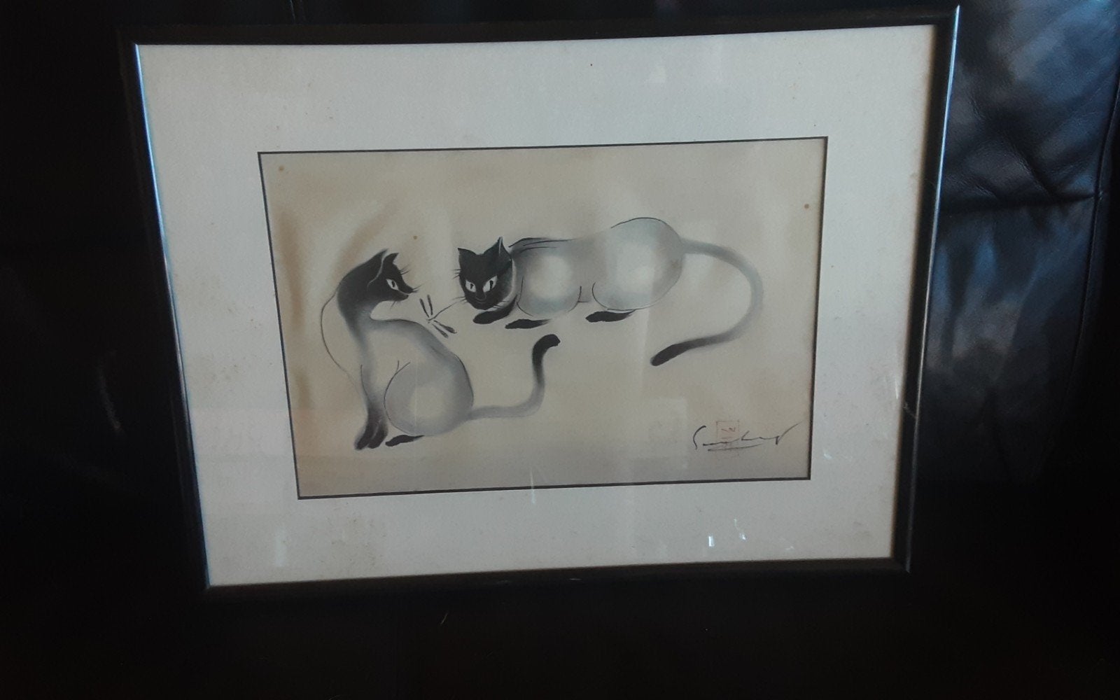Geschilderd op zijde, Antiek en Kunst, Ophalen of Verzenden