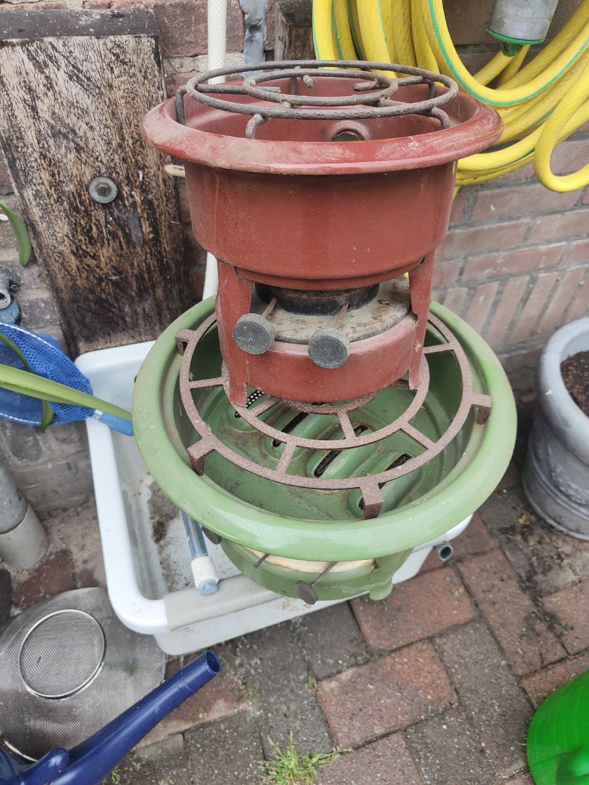 Vintage Petroleumkachel - Decoratief en Functioneel, Ophalen of Verzenden