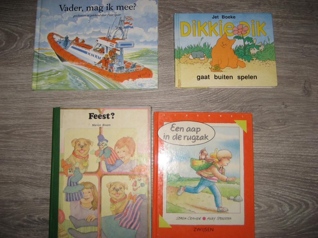 Dikkie Dik Vader mag ik mee Een aap in de rugzak Feest, Ophalen of Verzenden, Zo goed als nieuw, Diverse auteurs