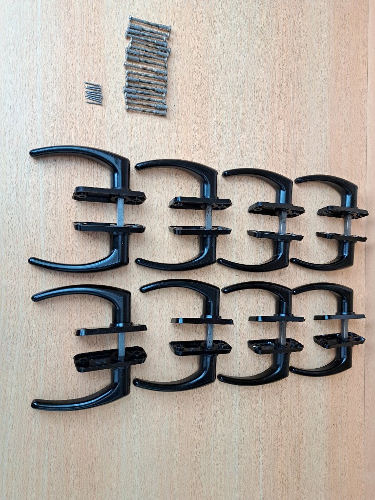 Mooie Originele bakelieten deurklinken., Ophalen of Verzenden, Gebruikt, Overige materialen, Klink of Kruk