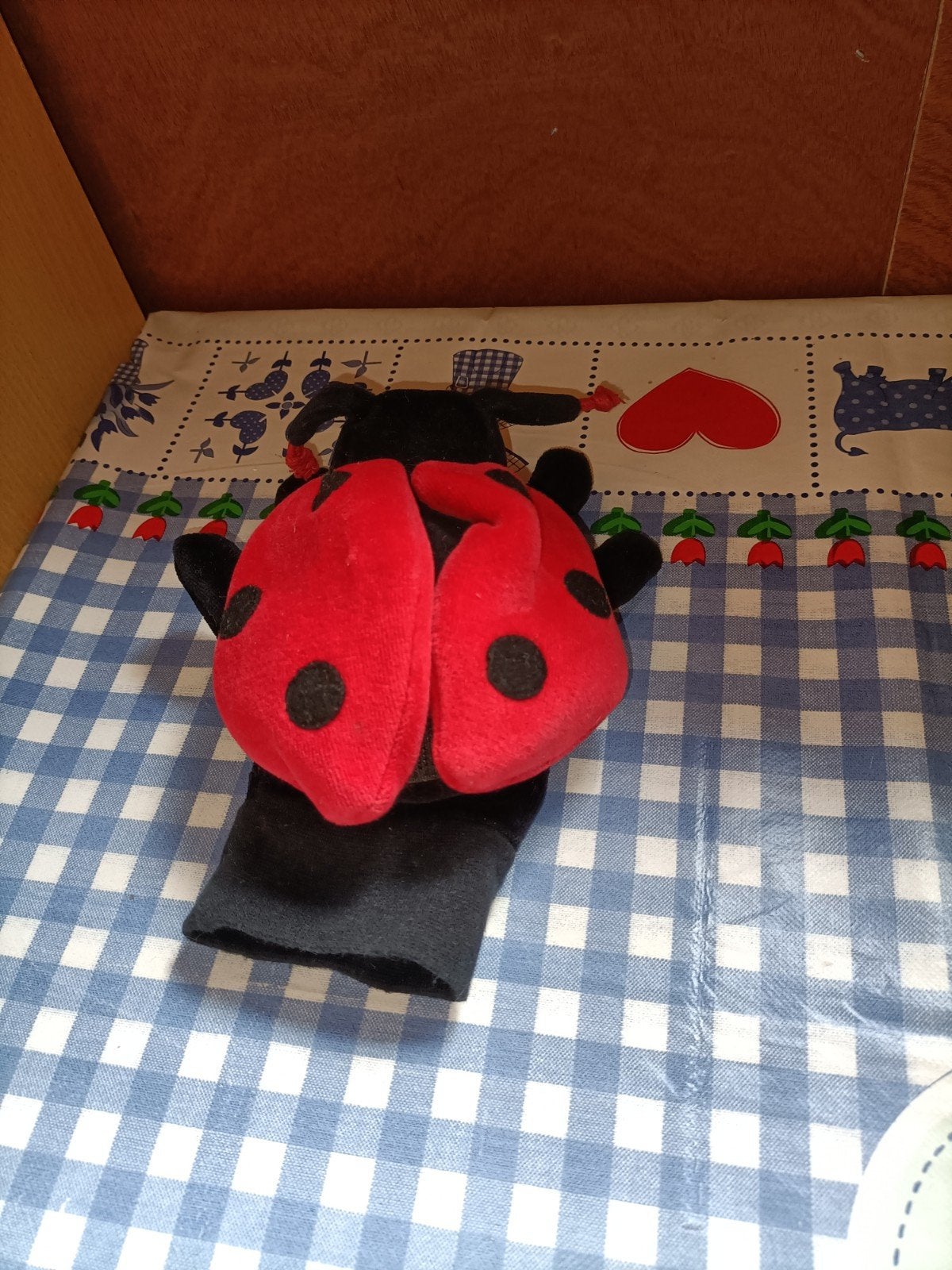Lieveheersbeestje 🐞 handpop, Ophalen of Verzenden, Zo goed als nieuw, Overige typen
