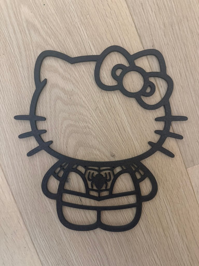 Hello Kitty, Verzenden, Zwart, Kunststof, Nieuw