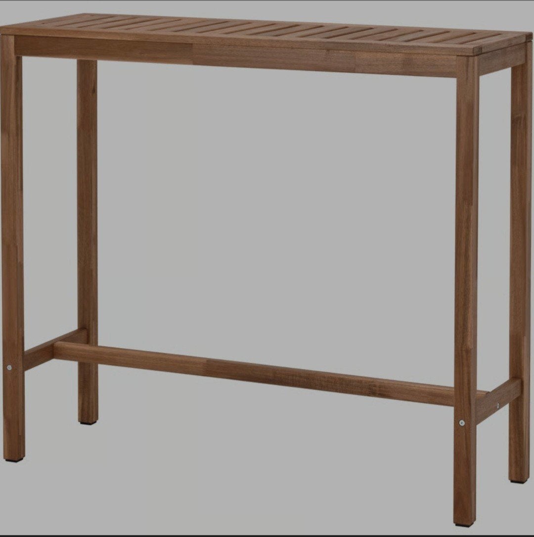 NÄMMARÖ bartafel
Bartafel, buiten, lichtbruin gelazuurd, 120, Ophalen, Rechthoekig, Hout